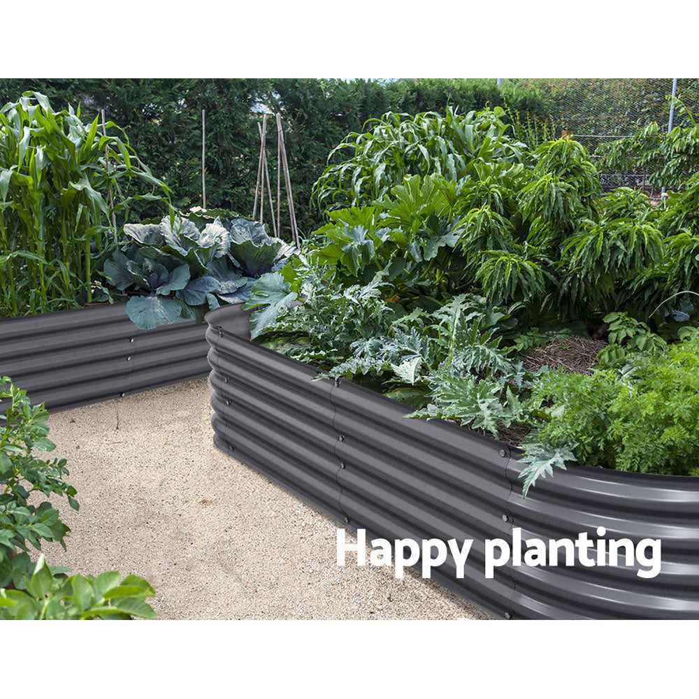 Galvanised Raised Garden Bed Kit