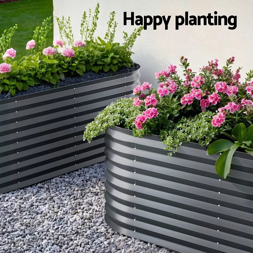 Galvanised Raised Garden Bed Kit