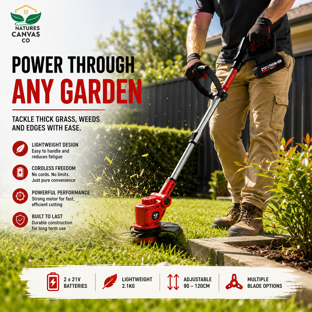 Cordless Lawn Mower & Whipper Snipper