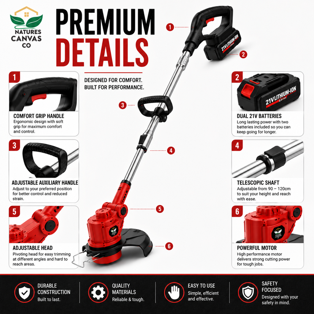 Cordless Lawn Mower & Whipper Snipper