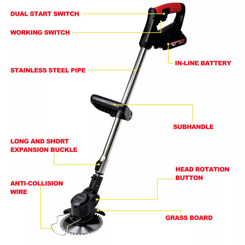 Cordless Lawn Mower & Whipper Snipper