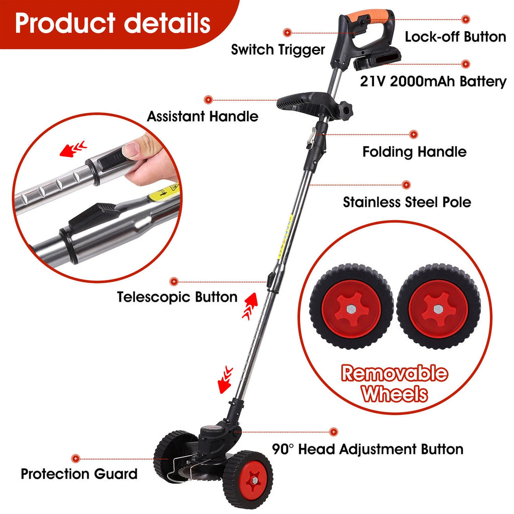 Cordless Lawn Mower & Whipper Snipper